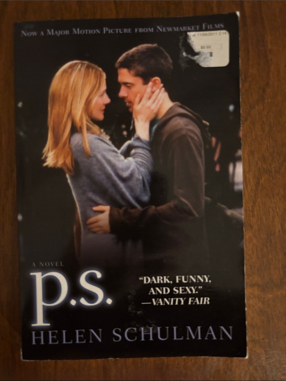 P.S. by Helen Schulman Paperback Novel - Black Cover with Romantic Photo